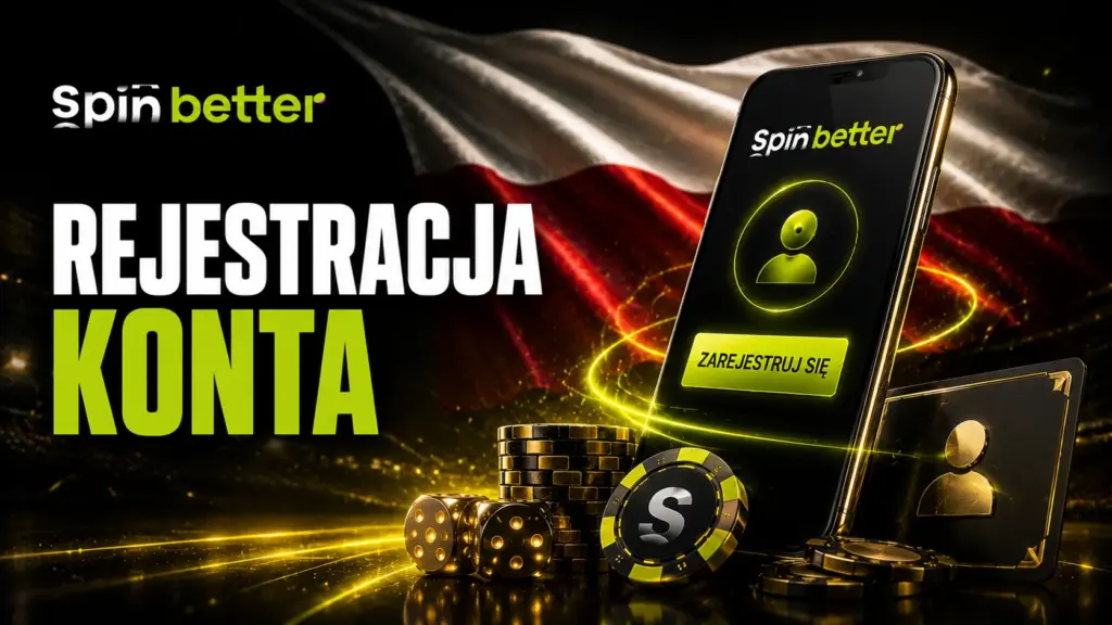 Rejestracja konta Spinbetter