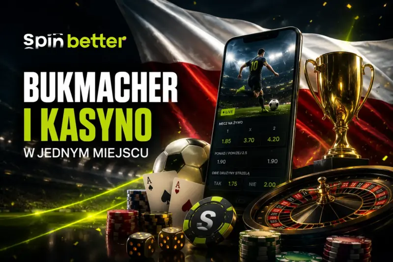 Bukmacher i kasyno Spinbetter w jednym miejscu
